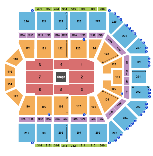 Van Andel Arena Shane Gillis Seating Chart